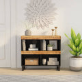 vidaXL Szafka, 85x33x75 cm, lite drewno mango
