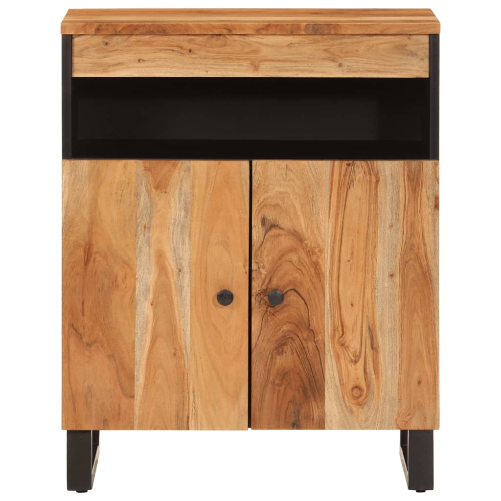 vidaXL Szafka z 2 drzwiczek, 60x33x75 cm, lite drewno akacjowe