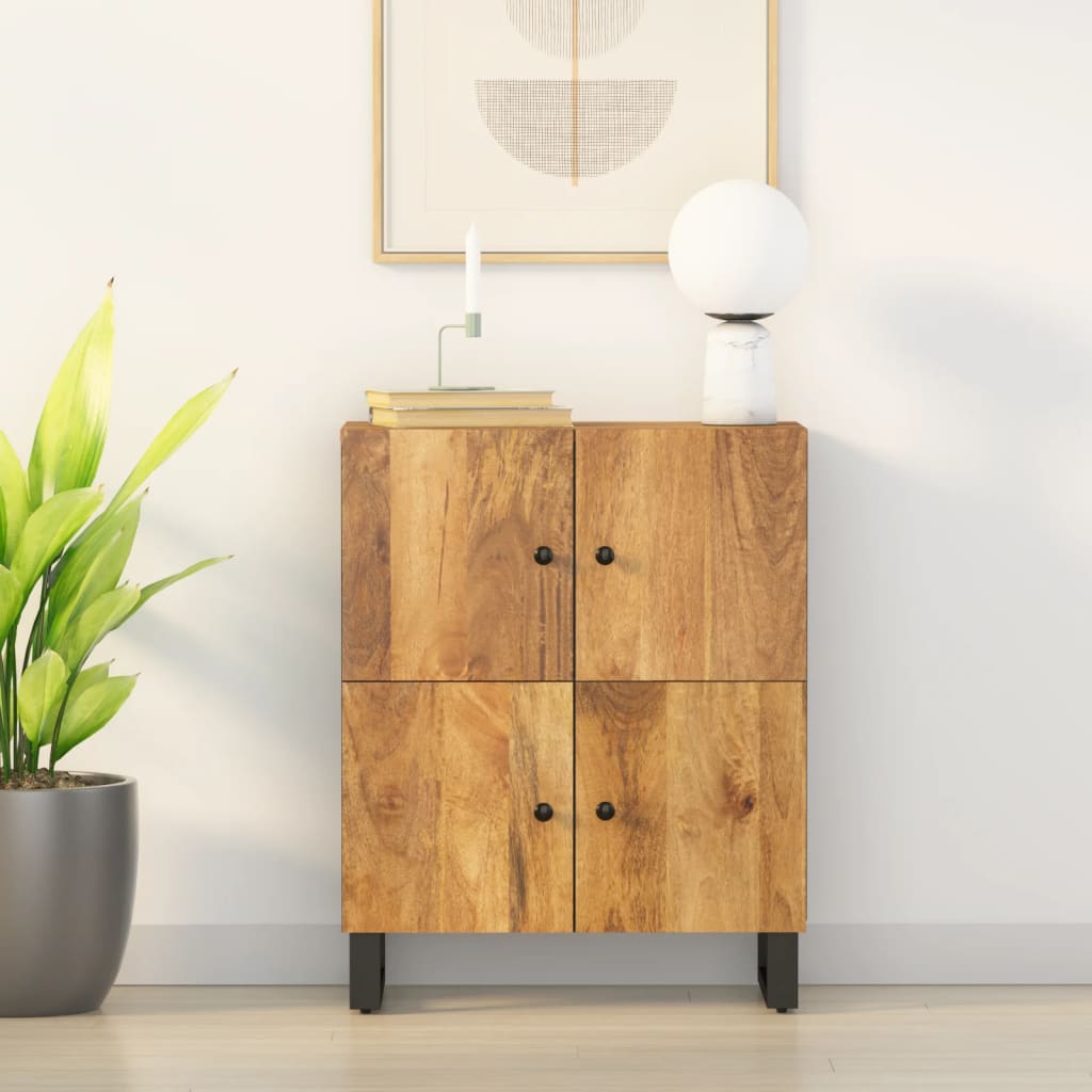 vidaXL Szafka z 4 drzwiczek, 60x33x75 cm, lite drewno mango