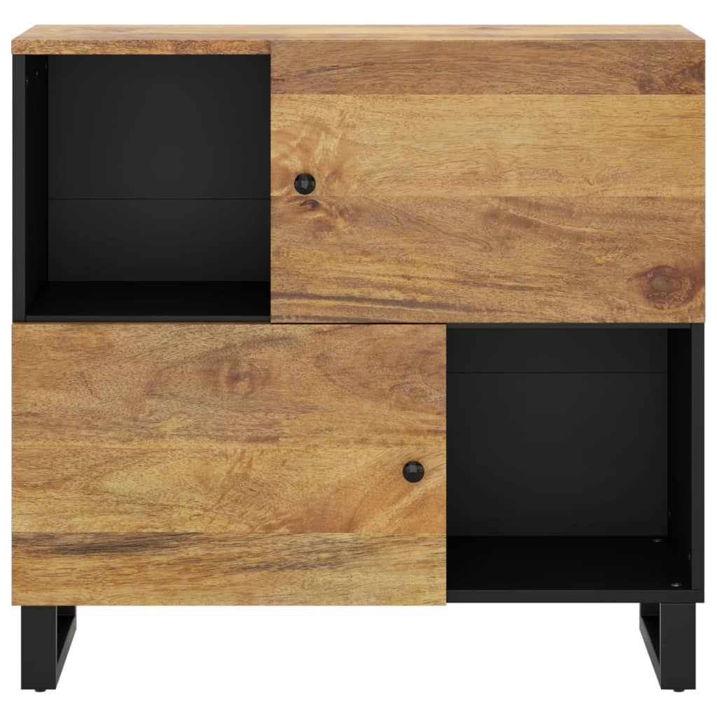 vidaXL Szafka z 2 drzwiczek, 80x33x75 cm, lite drewno mango