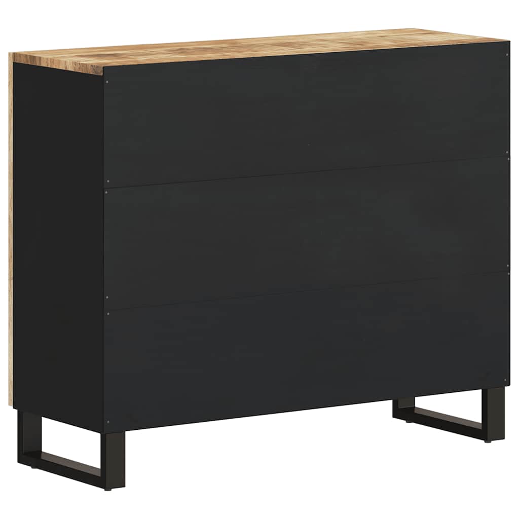 vidaXL Szafka z 2 drzwiczek, 90x33x75 cm, lite drewno mango