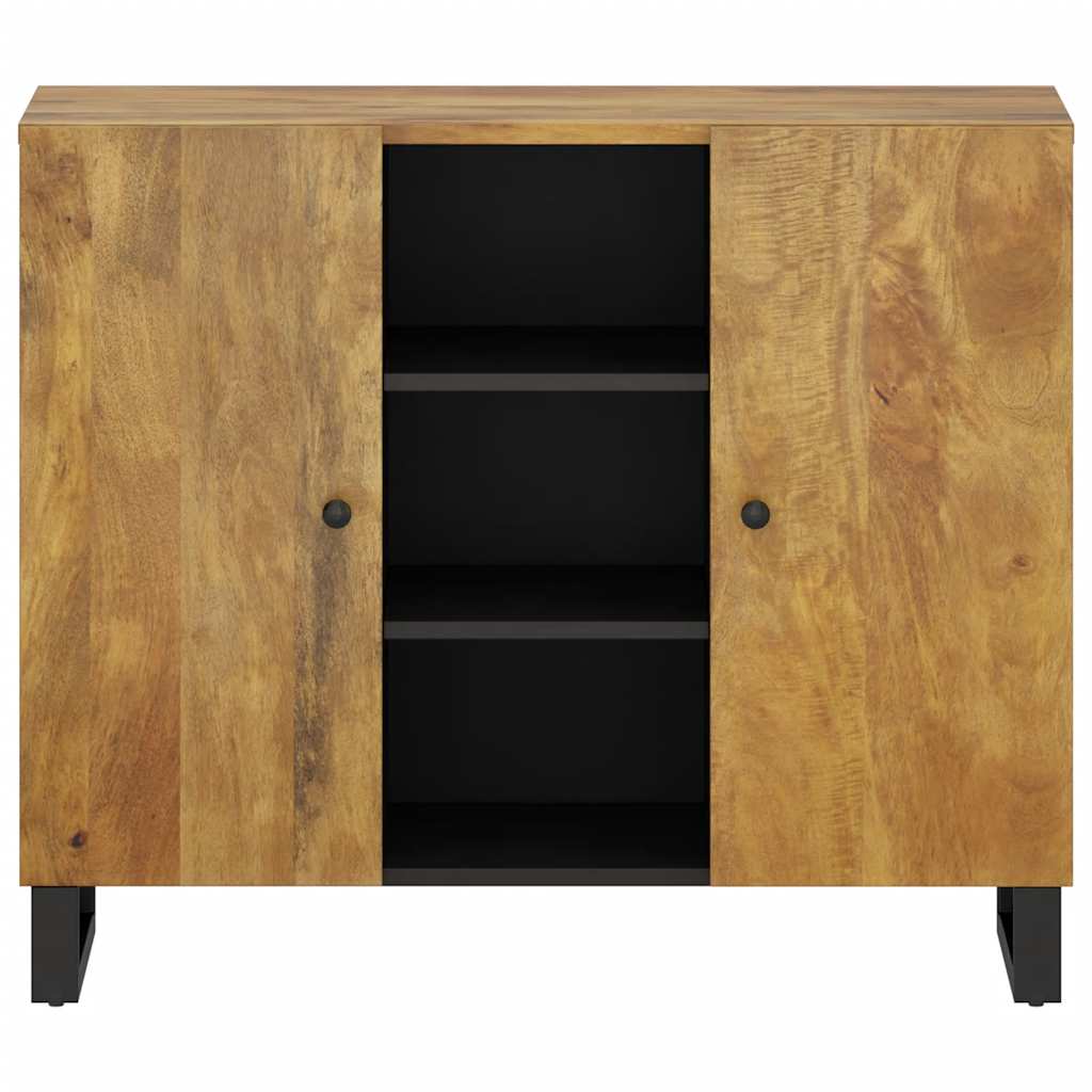 vidaXL Szafka z 2 drzwiczek, 90x33x75 cm, lite drewno mango