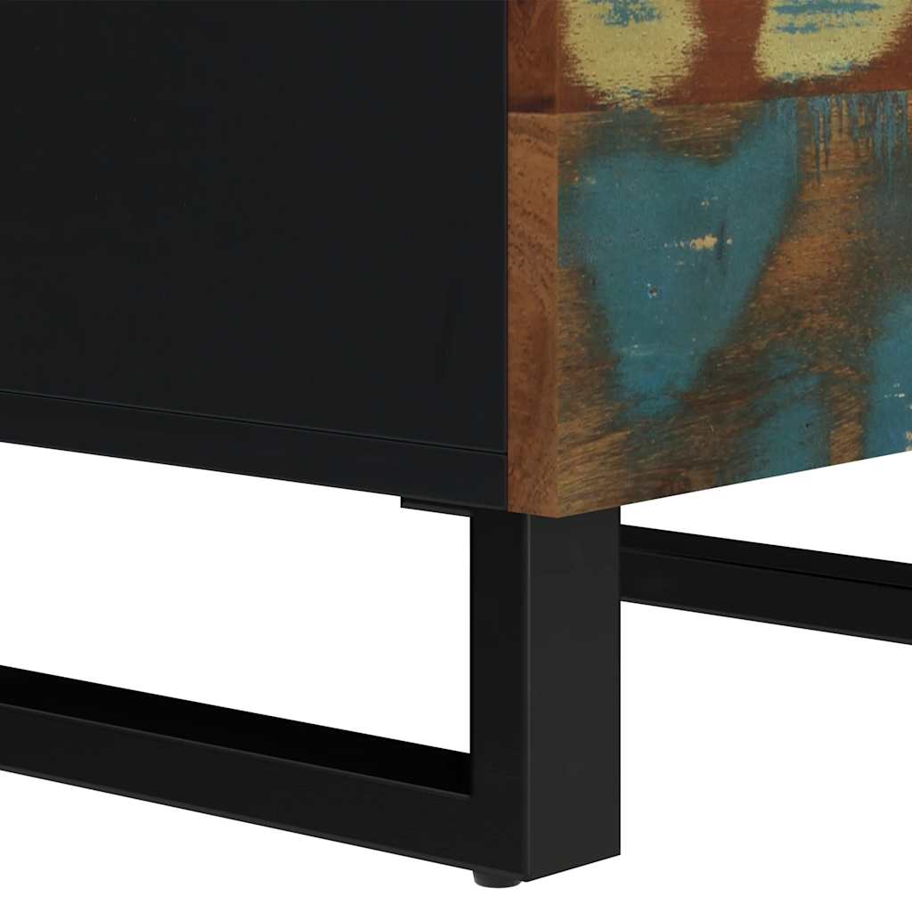 vidaXL Szafka z 3 drzwiczek, 40x33x110 cm, drewno z odzysku i żelazo