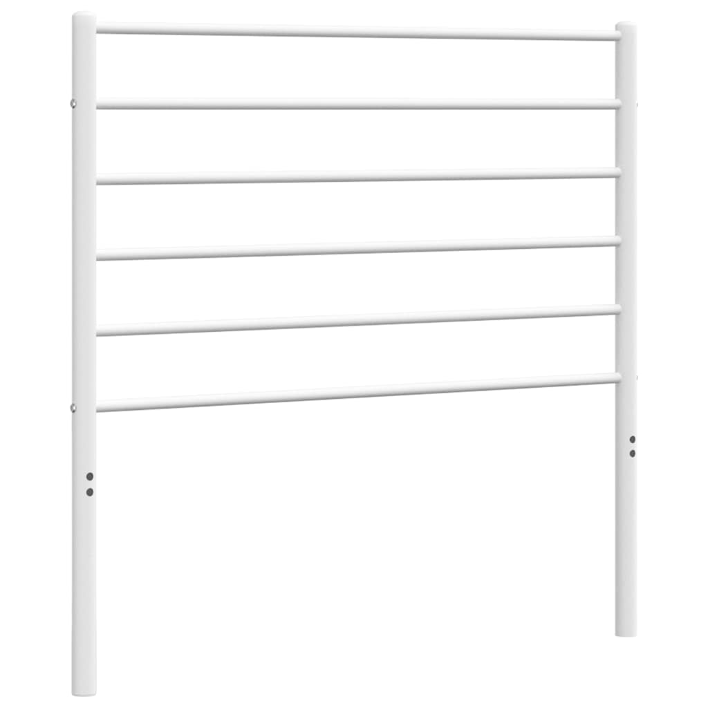 vidaXL Metalowe wymienne wezgłowie, białe, 100 cm