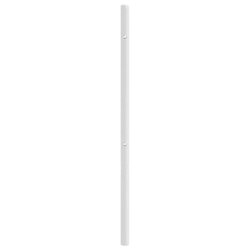 vidaXL Metalowe wymienne wezgłowie, białe, 100 cm