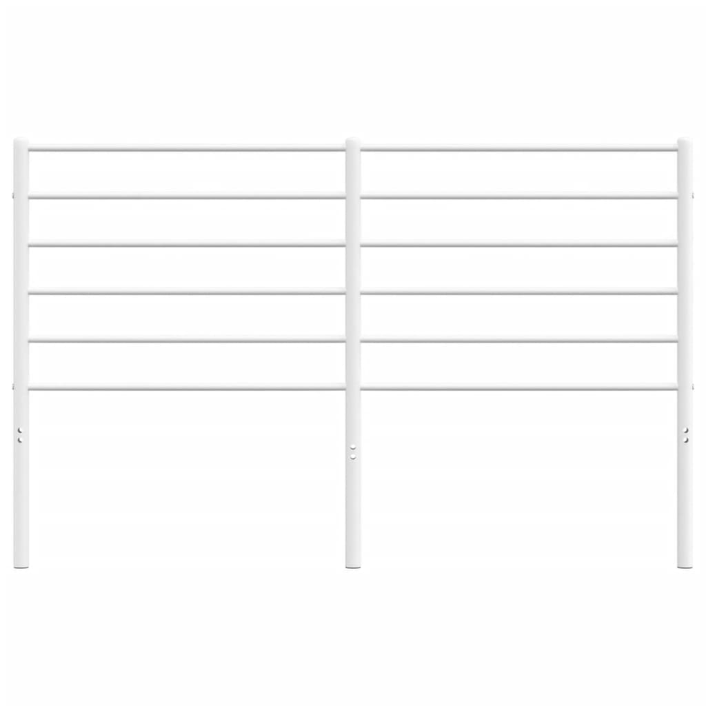 vidaXL Metalowe wymienne wezgłowie, białe, 160 cm