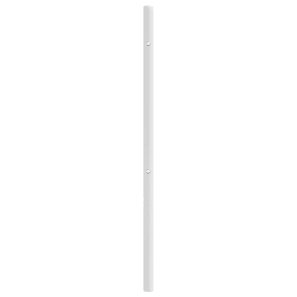 vidaXL Metalowe wymienne wezgłowie, białe, 200 cm