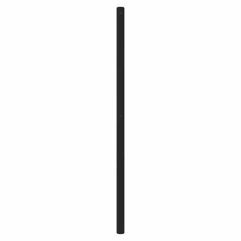 vidaXL Metalowe wymienne wezgłowie, czarne, 150 cm