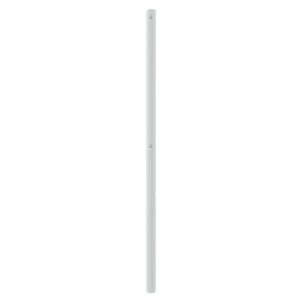vidaXL Metalowe wymienne wezgłowie, białe, 160 cm