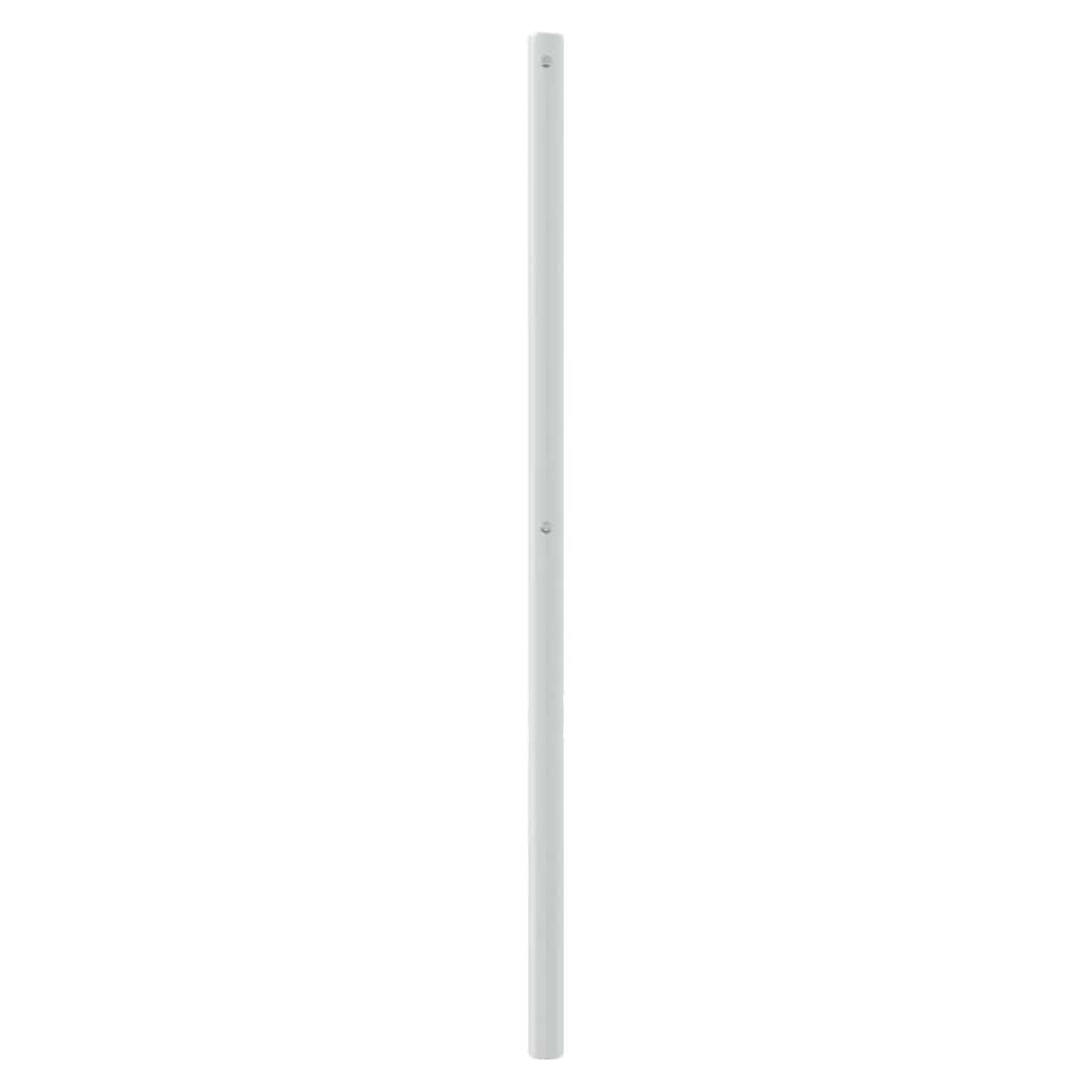 vidaXL Metalowe wymienne wezgłowie, białe, 180 cm