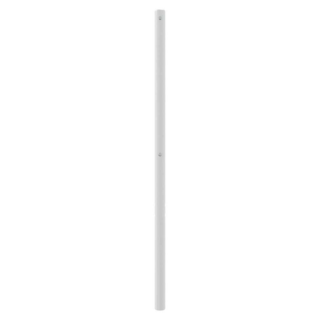 vidaXL Metalowe wymienne wezgłowie, białe, 200 cm