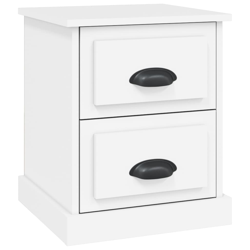 vidaXL Szafka nocna, biała, 39x39x47,5 cm, materiał drewnopochodny