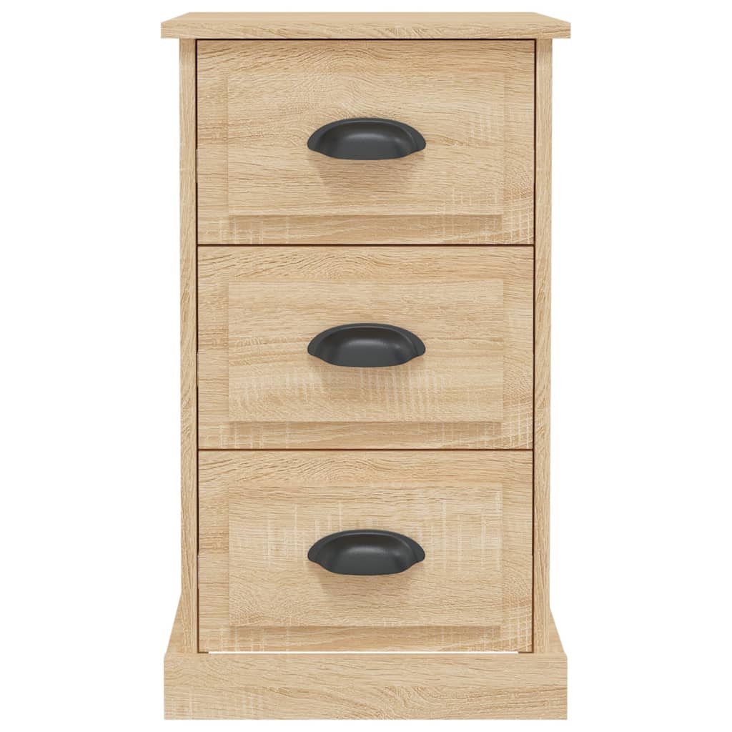 vidaXL Szafka nocna, dąb sonoma, 39x39x67 cm, materiał drewnopochodny