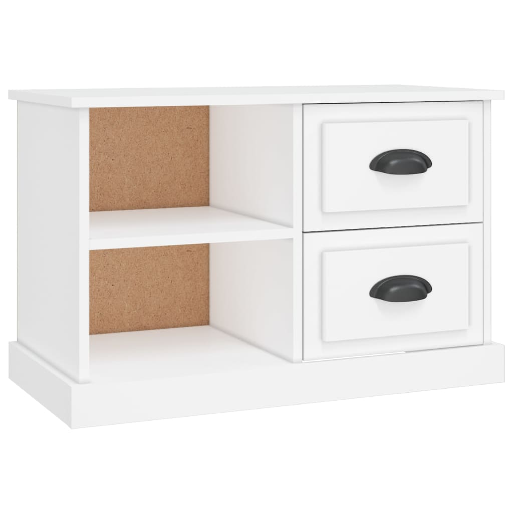 vidaXL Szafka pod TV, biała, 73x35,5x47,5 cm, materiał drewnopochodny