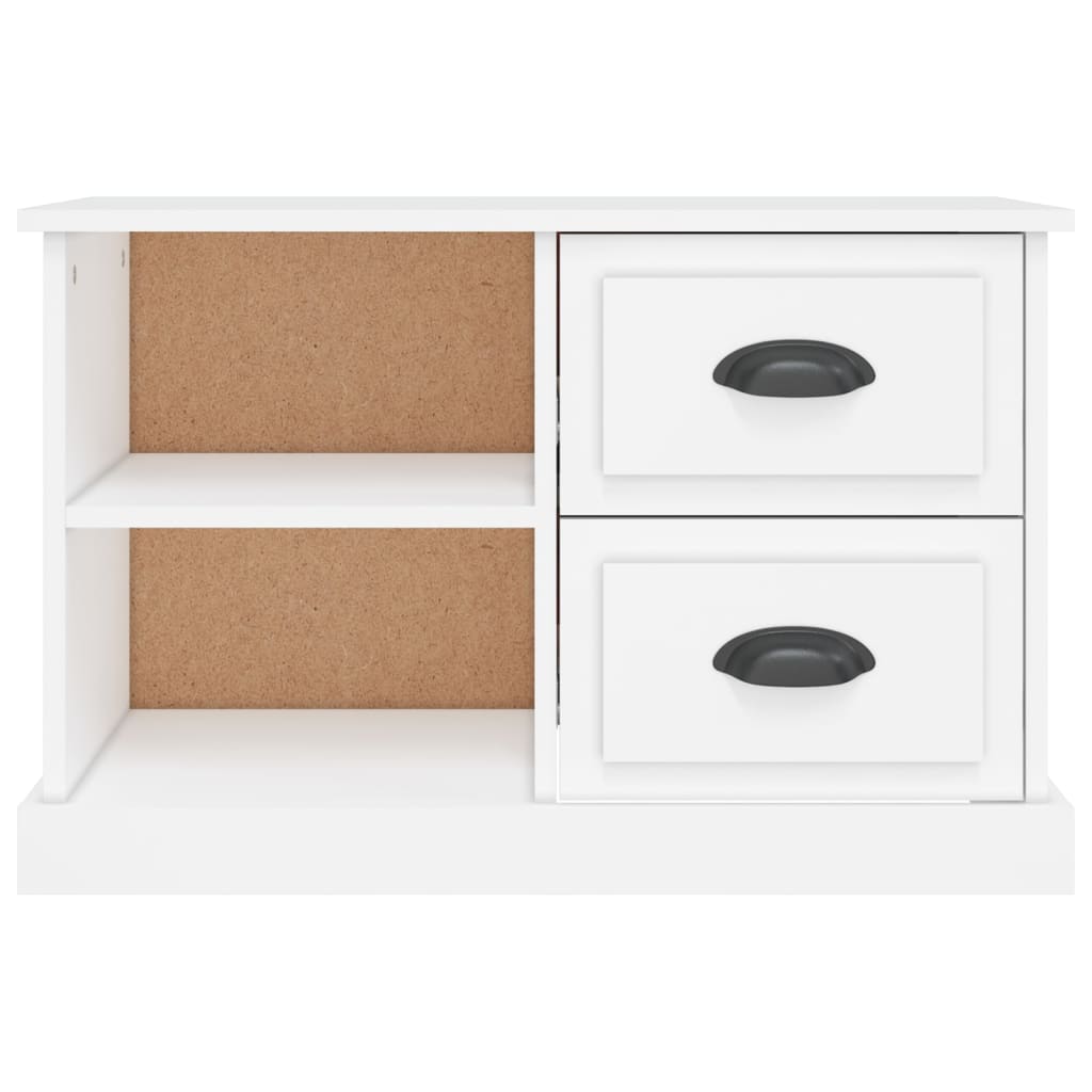 vidaXL Szafka pod TV, biała, 73x35,5x47,5 cm, materiał drewnopochodny