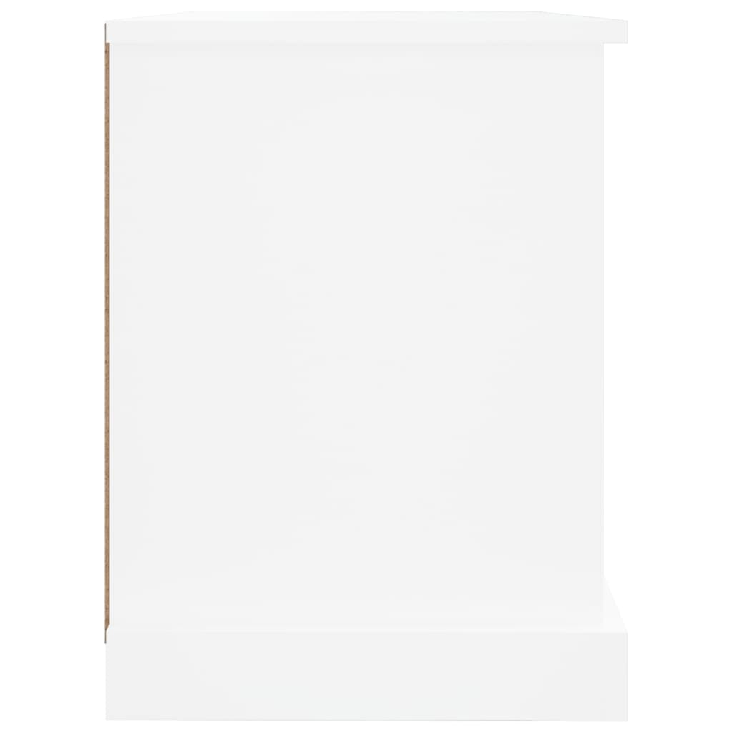 vidaXL Szafka pod TV, biała, 73x35,5x47,5 cm, materiał drewnopochodny