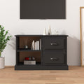 vidaXL Szafka pod TV, czarna, 73x35,5x47,5 cm, materiał drewnopochodny