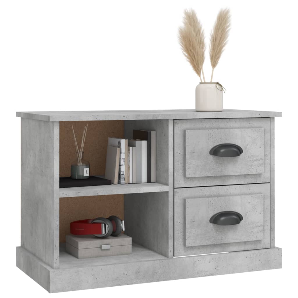 vidaXL Szafka pod TV, szarość betonu, 73x35,5x47,5 cm