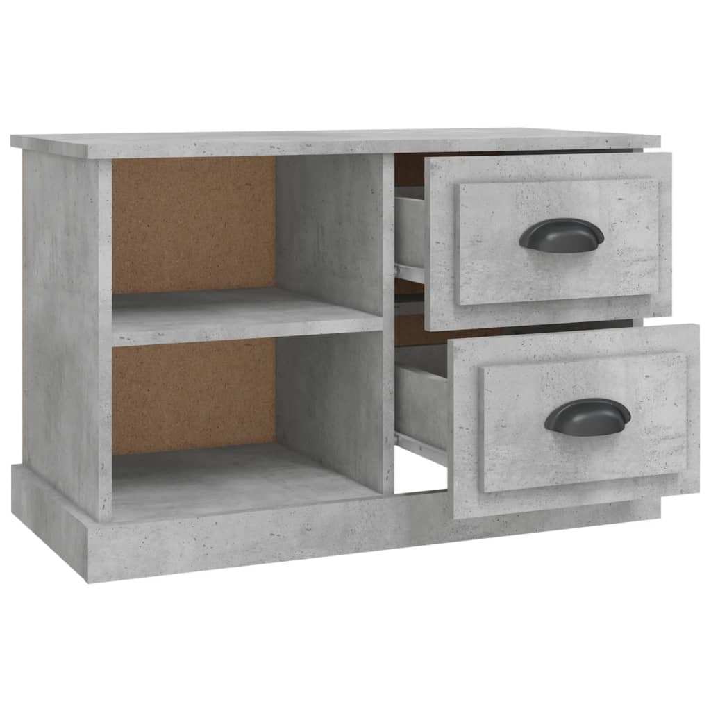 vidaXL Szafka pod TV, szarość betonu, 73x35,5x47,5 cm