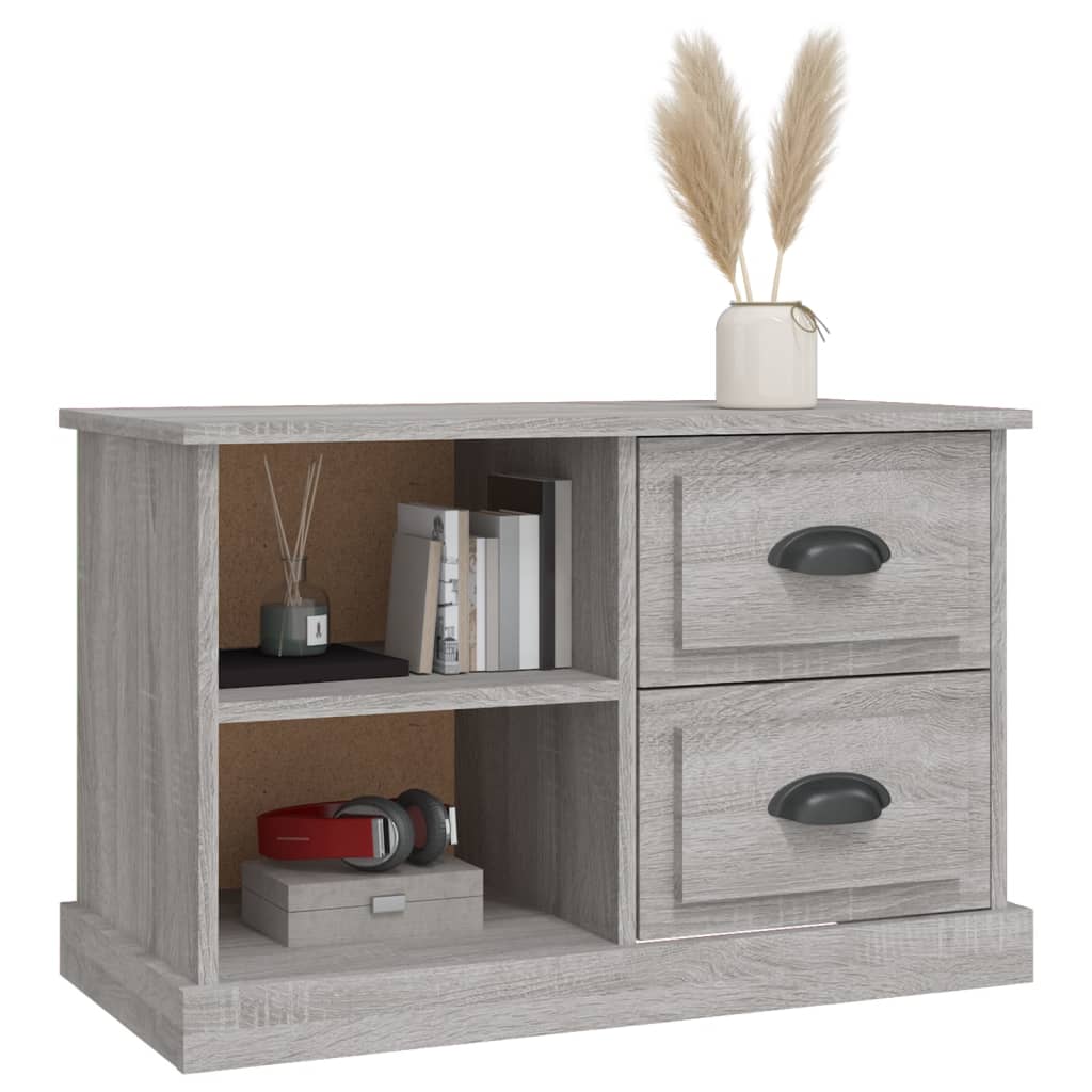 vidaXL Szafka pod TV, szary dąb sonoma, 73x35,5x47,5