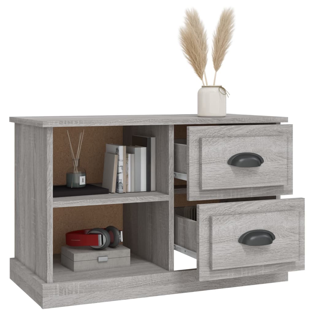 vidaXL Szafka pod TV, szary dąb sonoma, 73x35,5x47,5