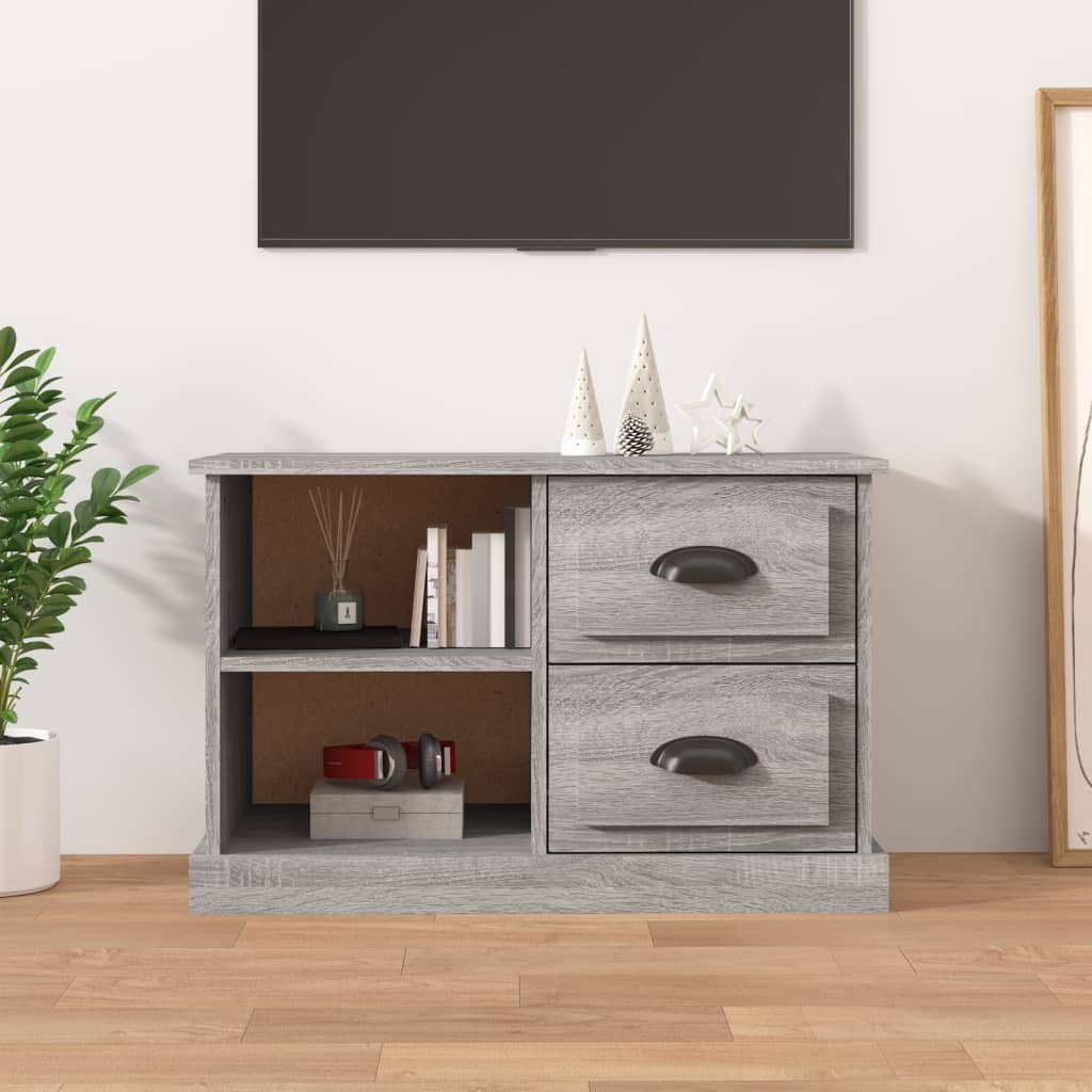 vidaXL Szafka pod TV, szary dąb sonoma, 73x35,5x47,5