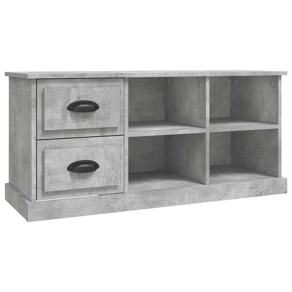 vidaXL Szafka pod TV, szarość betonu, 102x35,5x47,5 cm