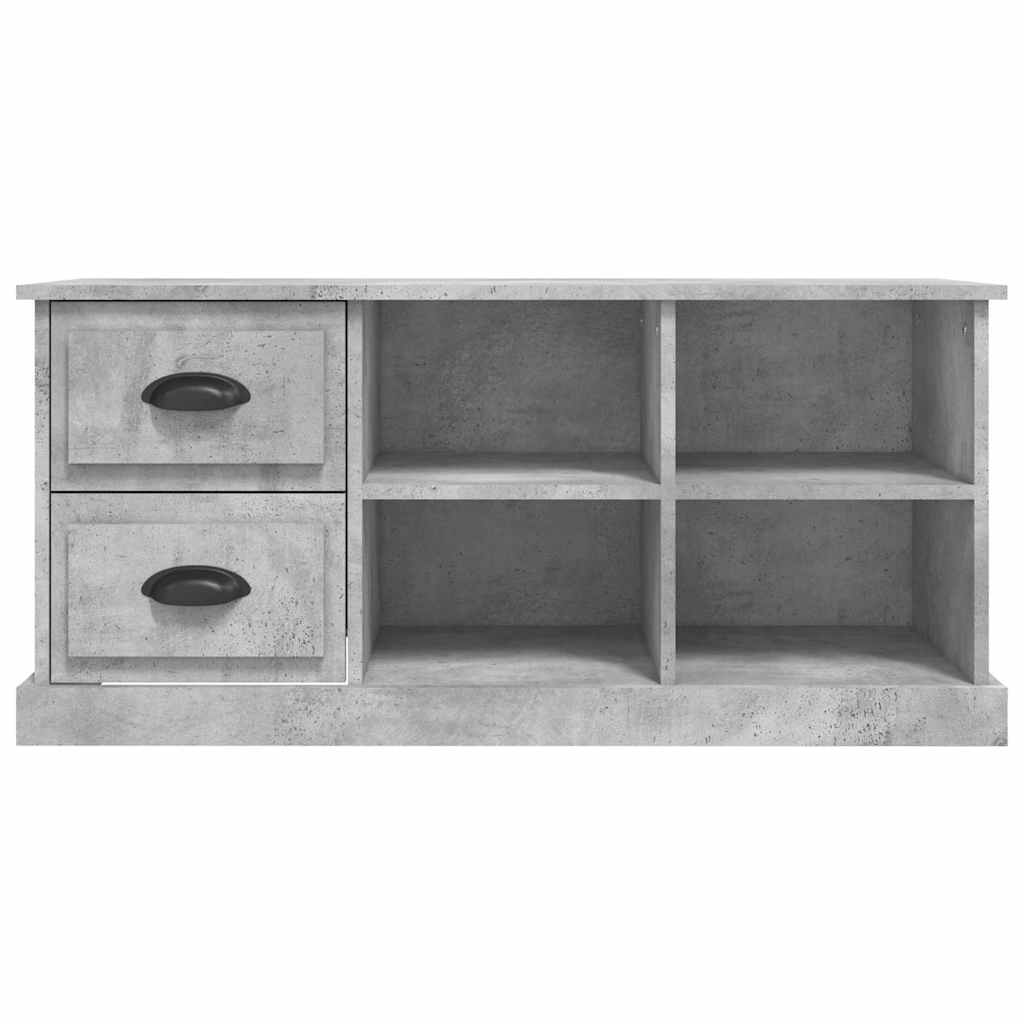 vidaXL Szafka pod TV, szarość betonu, 102x35,5x47,5 cm