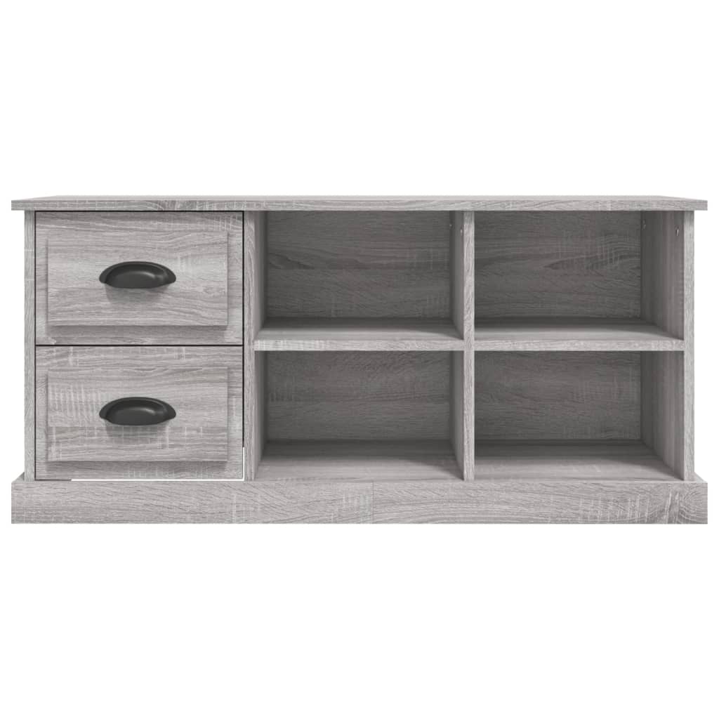 vidaXL Szafka pod TV, szary dąb sonoma, 102x35,5x47,5 cm