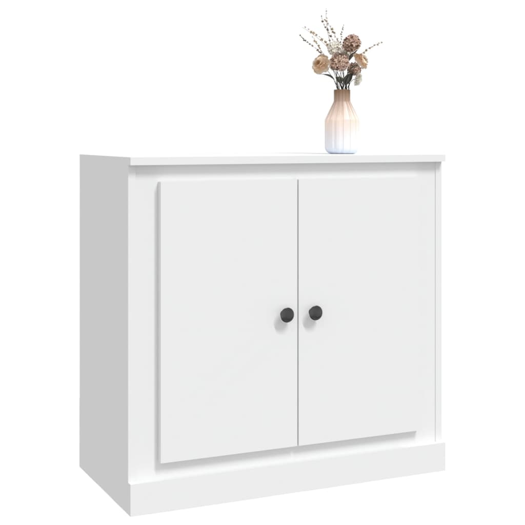 vidaXL Szafka, biała, 70x35,5x67,5 cm, materiał drewnopochodny