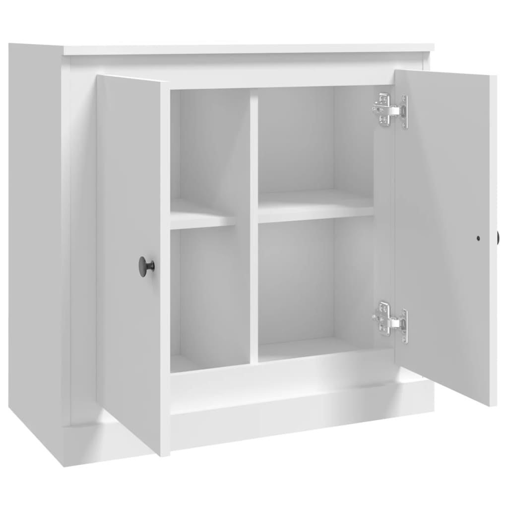 vidaXL Szafka, biała, 70x35,5x67,5 cm, materiał drewnopochodny