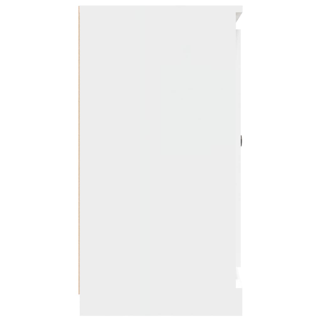 vidaXL Szafka, biała, 70x35,5x67,5 cm, materiał drewnopochodny