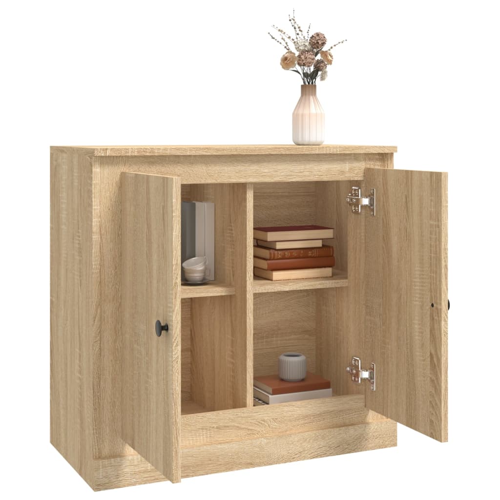 vidaXL Szafka, dąb sonoma, 70x35,5x67,5 cm, materiał drewnopochodny