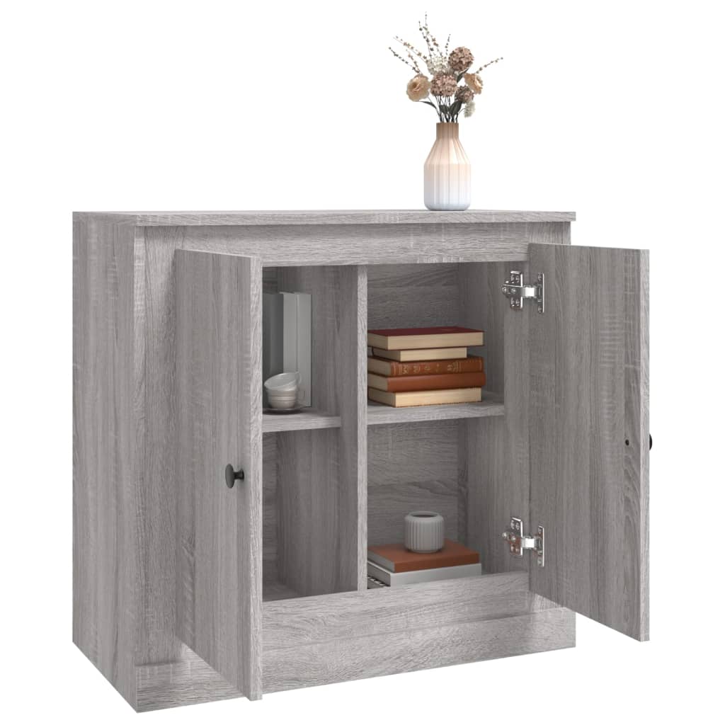 vidaXL Szafka, szary dąb sonoma, 70x35,5x67,5 cm