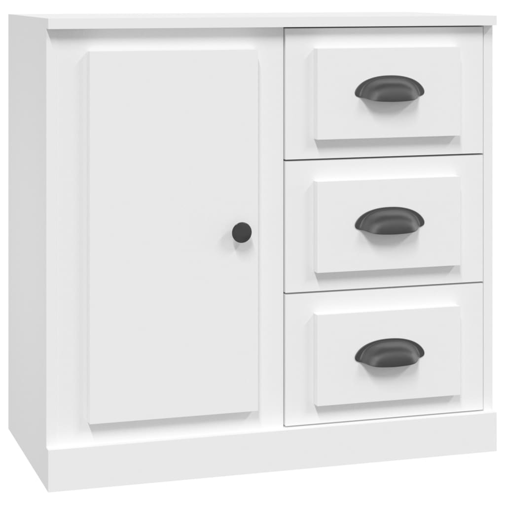 vidaXL Szafka, biała, 70x35,5x67,5 cm, materiał drewnopochodny
