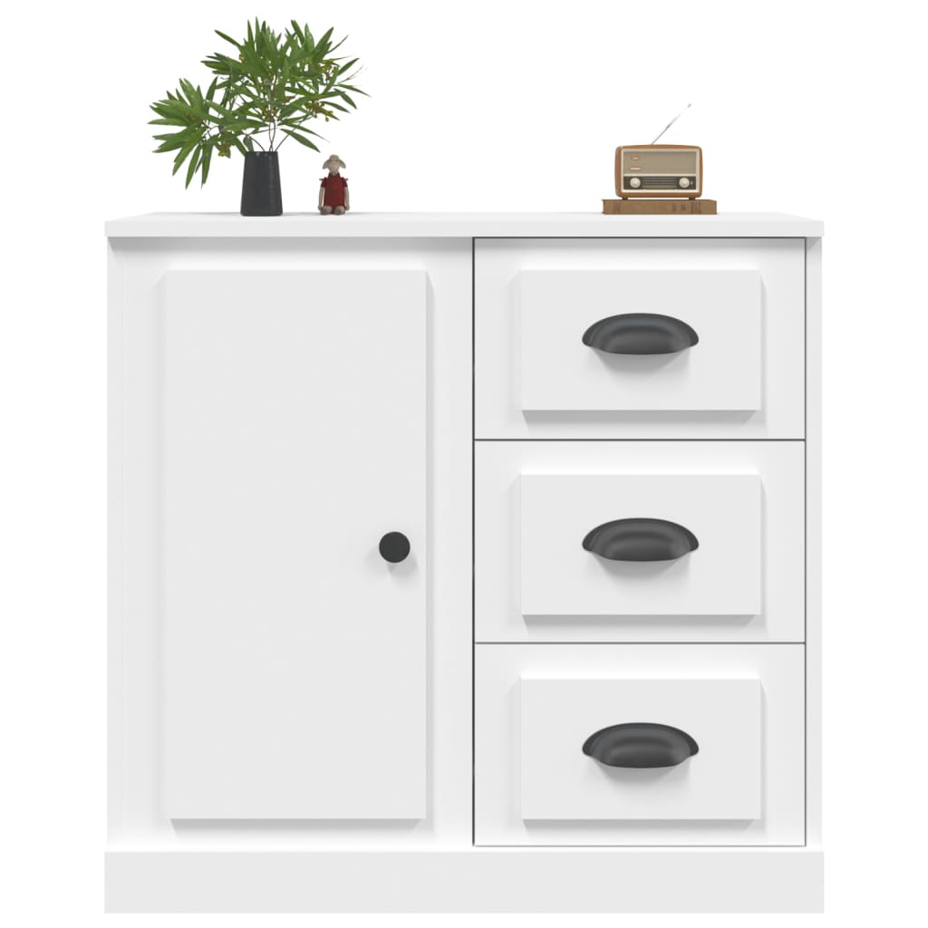 vidaXL Szafka, biała, 70x35,5x67,5 cm, materiał drewnopochodny
