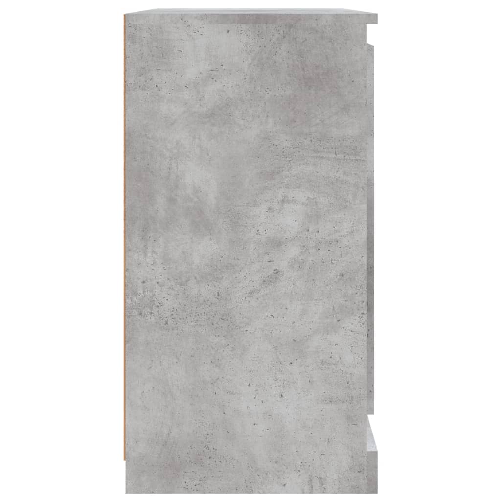 vidaXL Szafka, szarość betonu, 70x35,5x67,5cm, materiał drewnopochodny