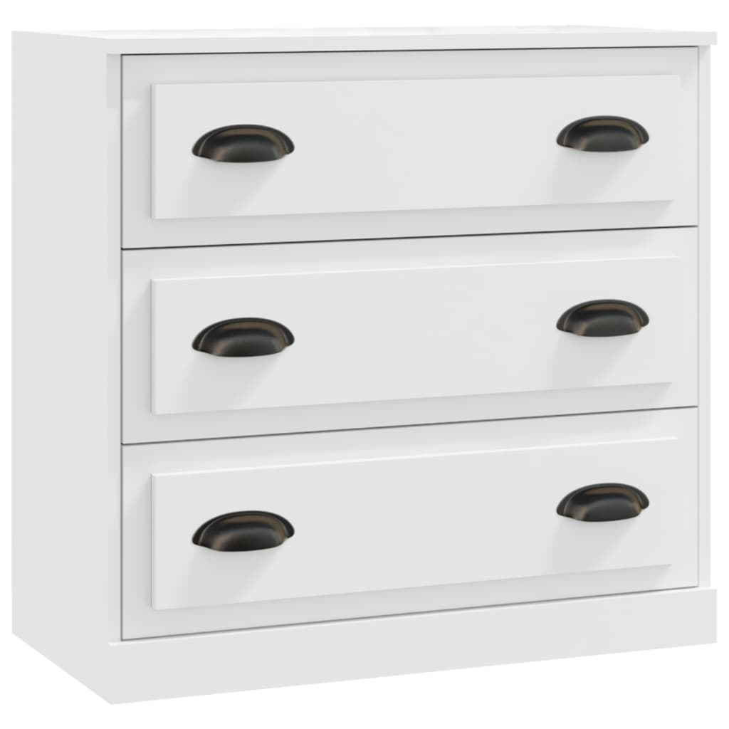 vidaXL Szafka, biała, 70x35,5x67,5 cm, materiał drewnopochodny