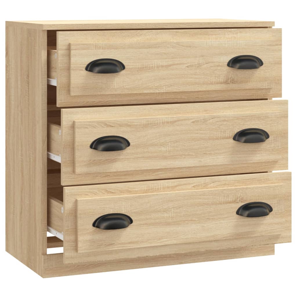 vidaXL Szafka, dąb sonoma, 70x35,5x67,5 cm, materiał drewnopochodny