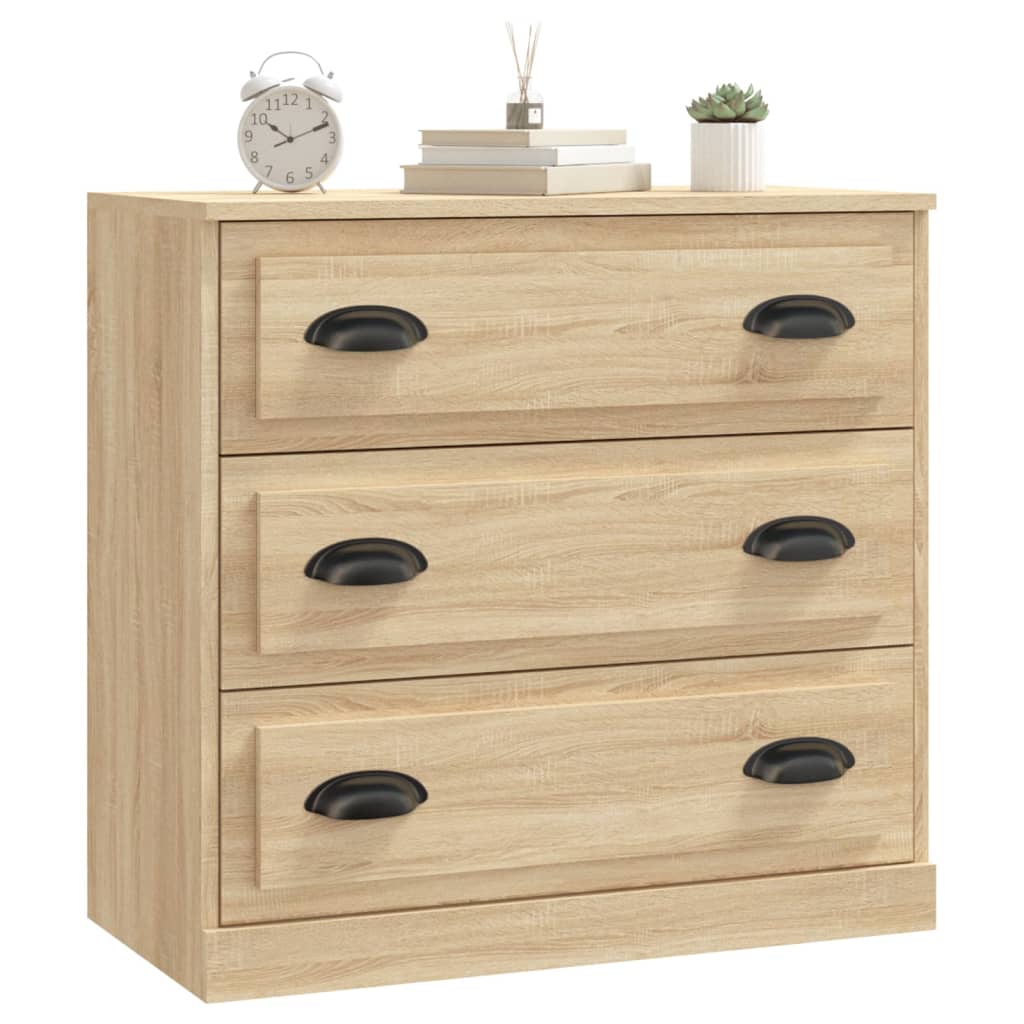 vidaXL Szafka, dąb sonoma, 70x35,5x67,5 cm, materiał drewnopochodny