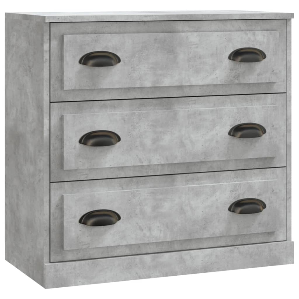 vidaXL Szafka, szarość betonu, 70x35,5x67,5cm, materiał drewnopochodny