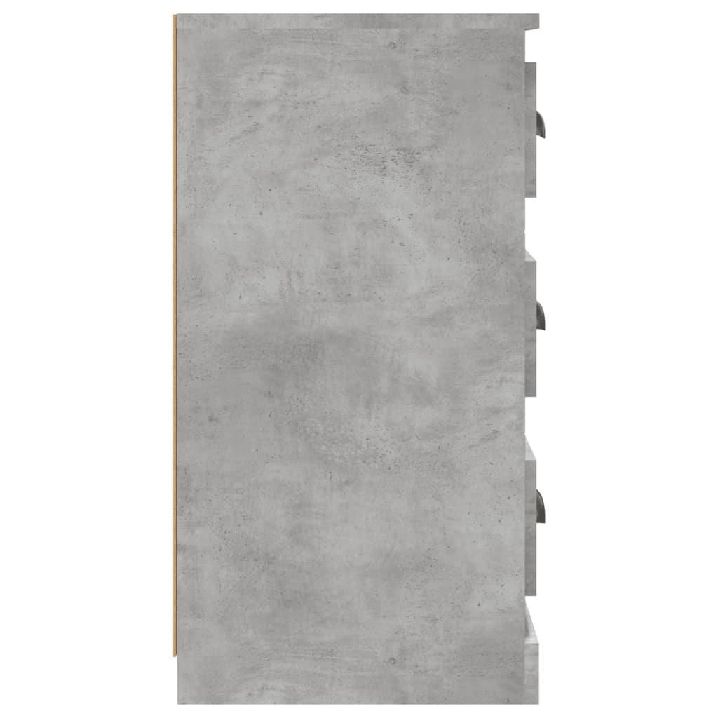 vidaXL Szafka, szarość betonu, 70x35,5x67,5cm, materiał drewnopochodny