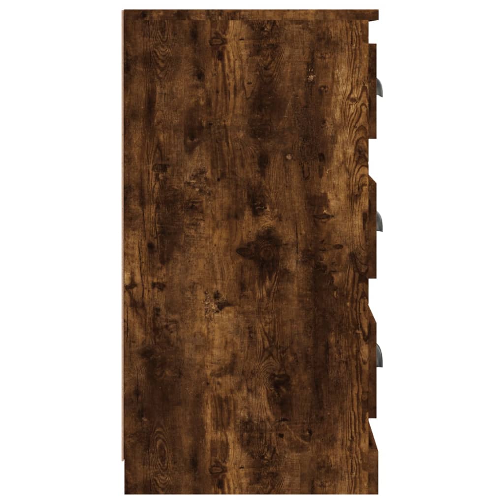 vidaXL Szafka, przydymiony dąb, 70x35,5x67,5 cm