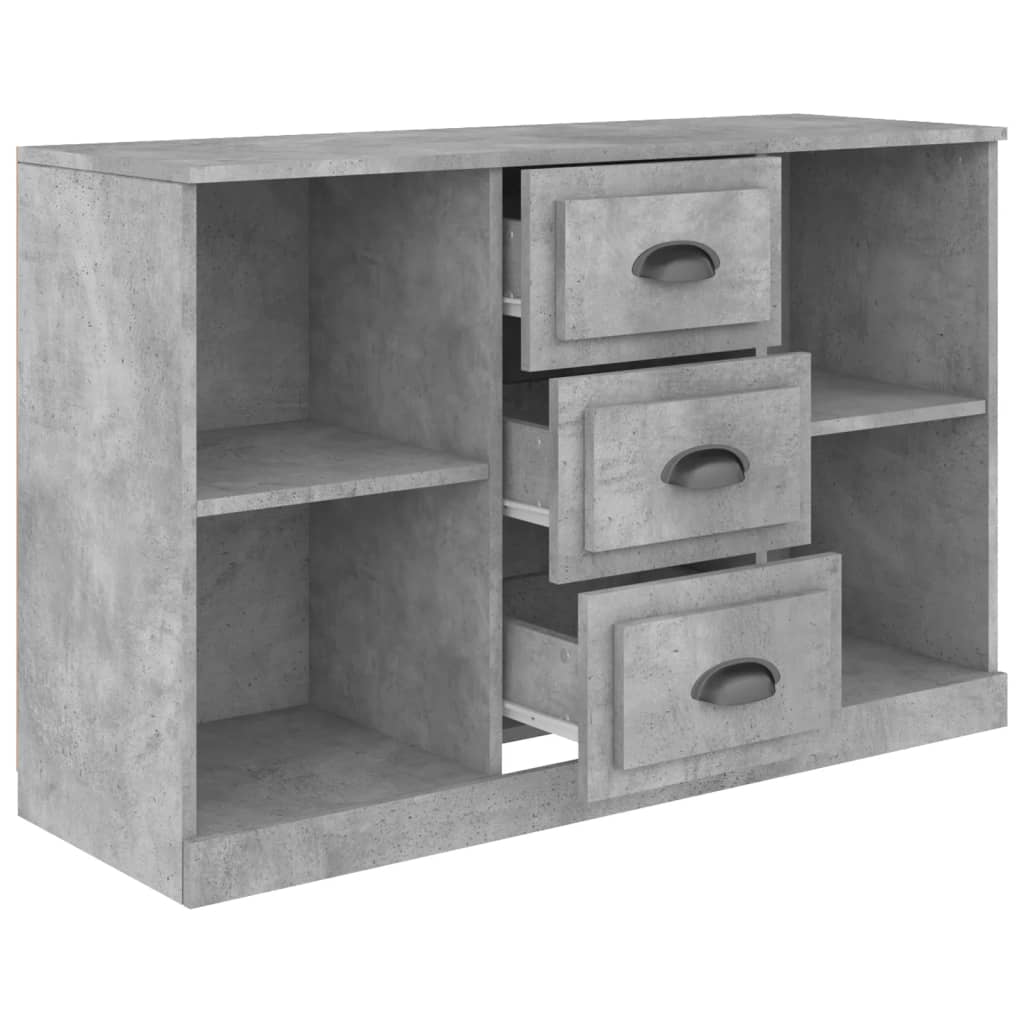 vidaXL Szafka, szarość betonu, 104,5x35,5x67,5 cm