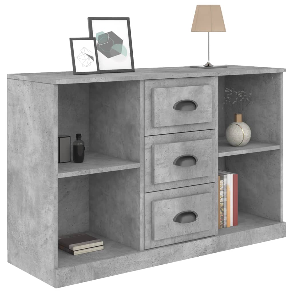 vidaXL Szafka, szarość betonu, 104,5x35,5x67,5 cm
