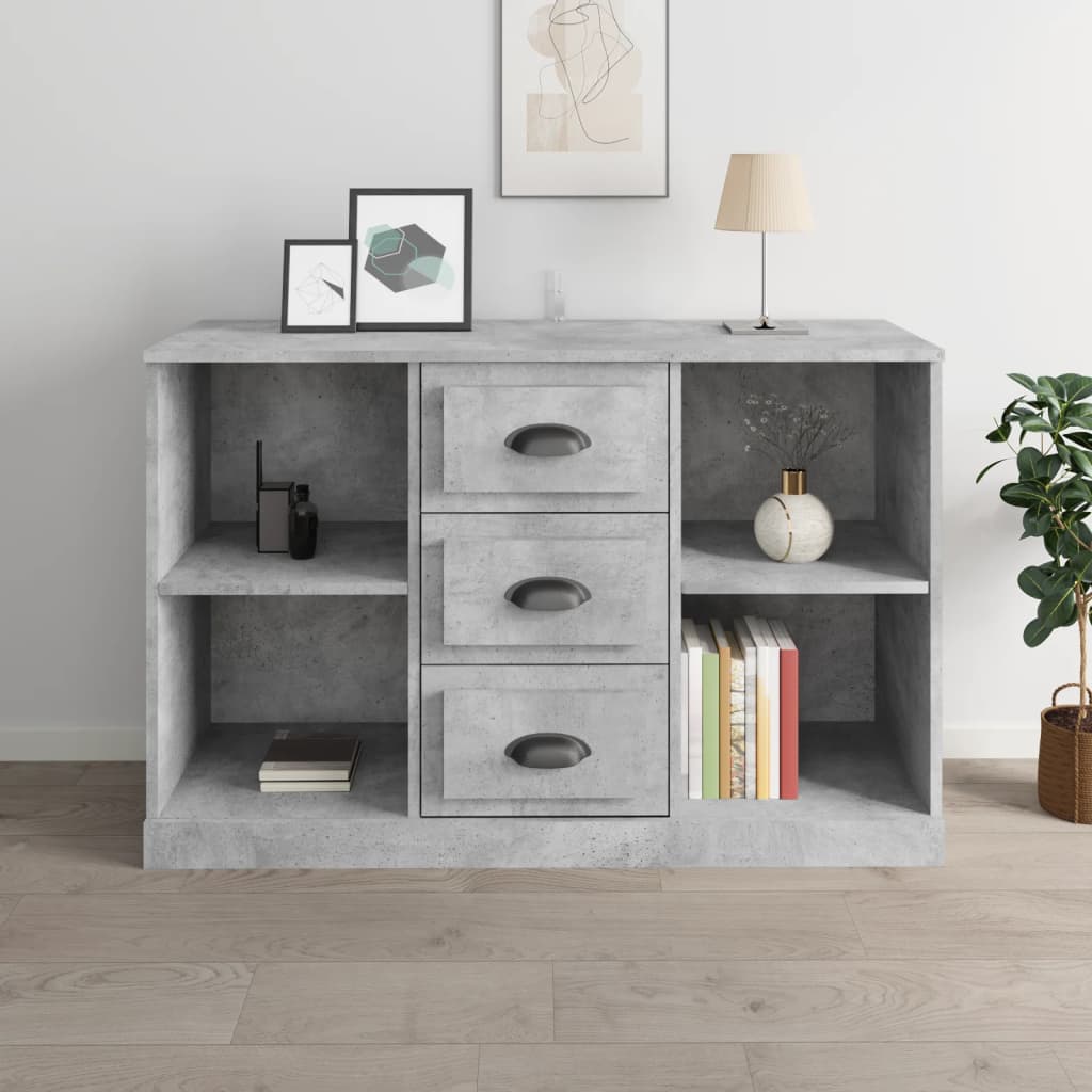 vidaXL Szafka, szarość betonu, 104,5x35,5x67,5 cm