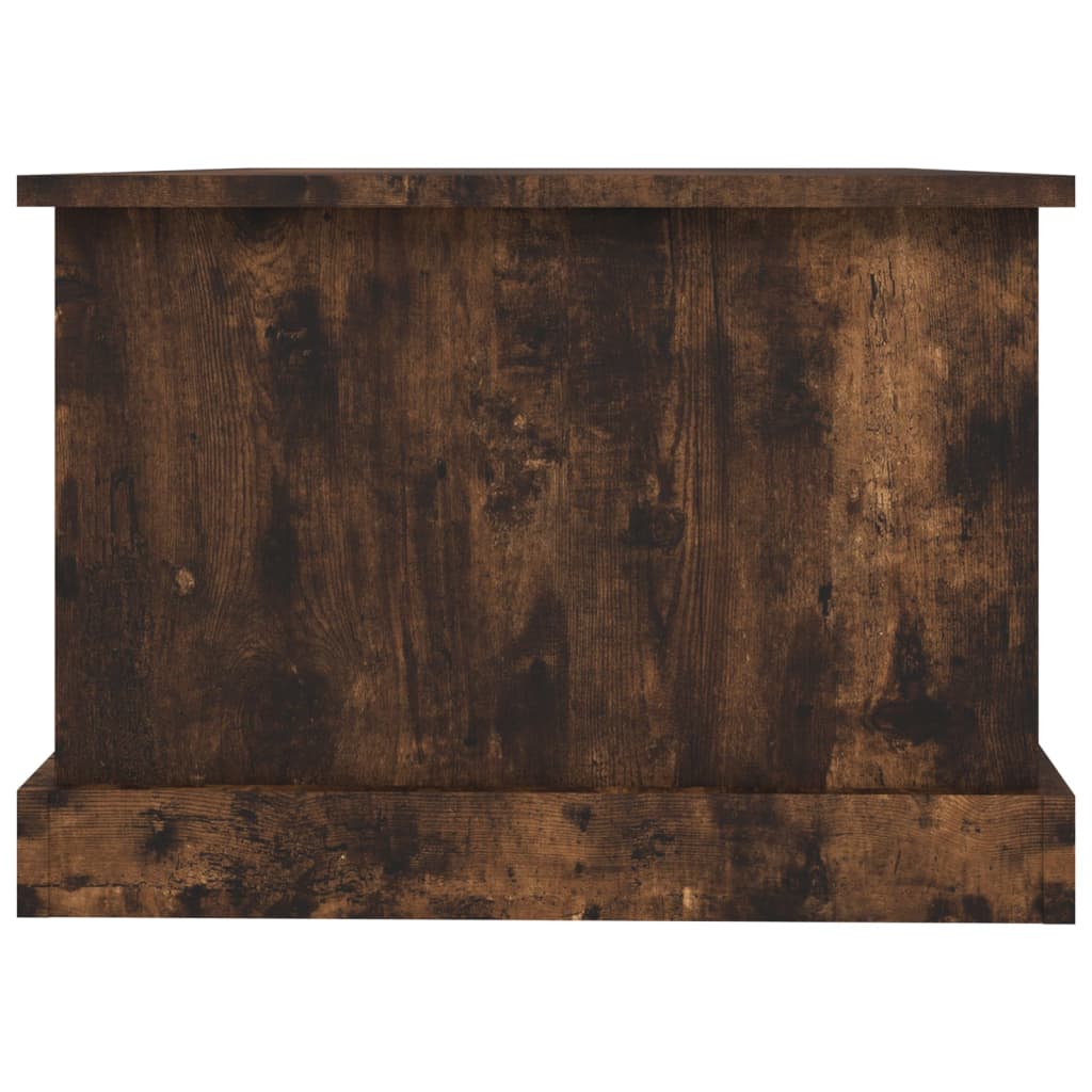 vidaXL Stolik kawowy, przydymiony dąb, 90x50x35 cm