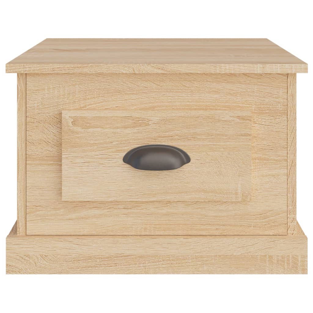 vidaXL Stolik kawowy, dąb sonoma, 50x50x35 cm, materiał drewnopochodny