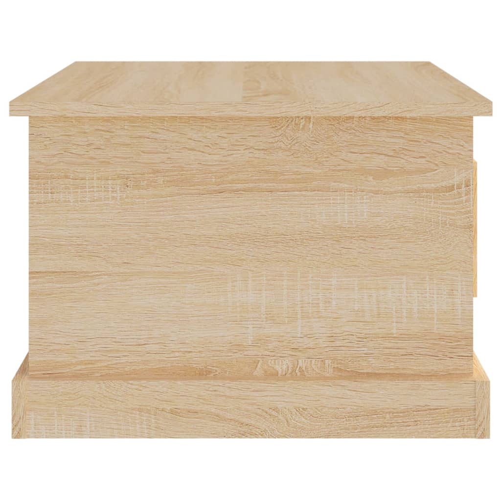 vidaXL Stolik kawowy, dąb sonoma, 50x50x35 cm, materiał drewnopochodny