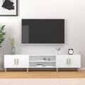 vidaXL Szafka RTV Biała 180x31,5x40 cm Drewno klejone